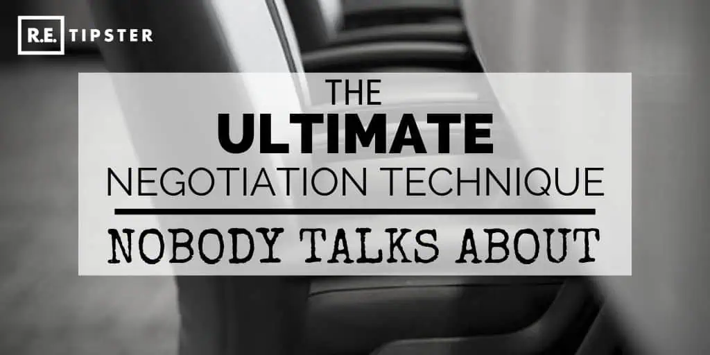 ultimate negotiation technique