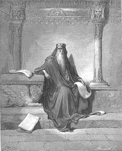 King Solomon in old age