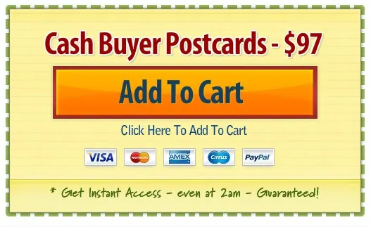 cash buyer postcards