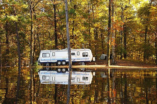 travel trailer parking