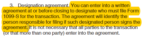 Designation 1099s section 3