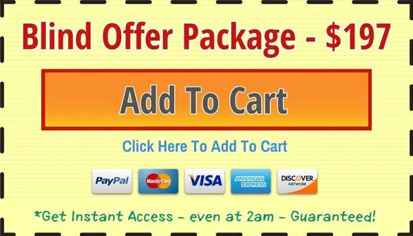 Blind Offer Package Button