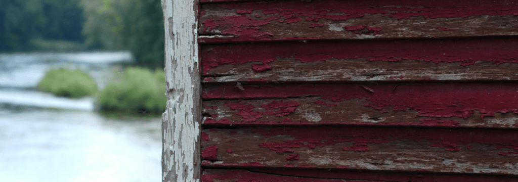 chipped siding