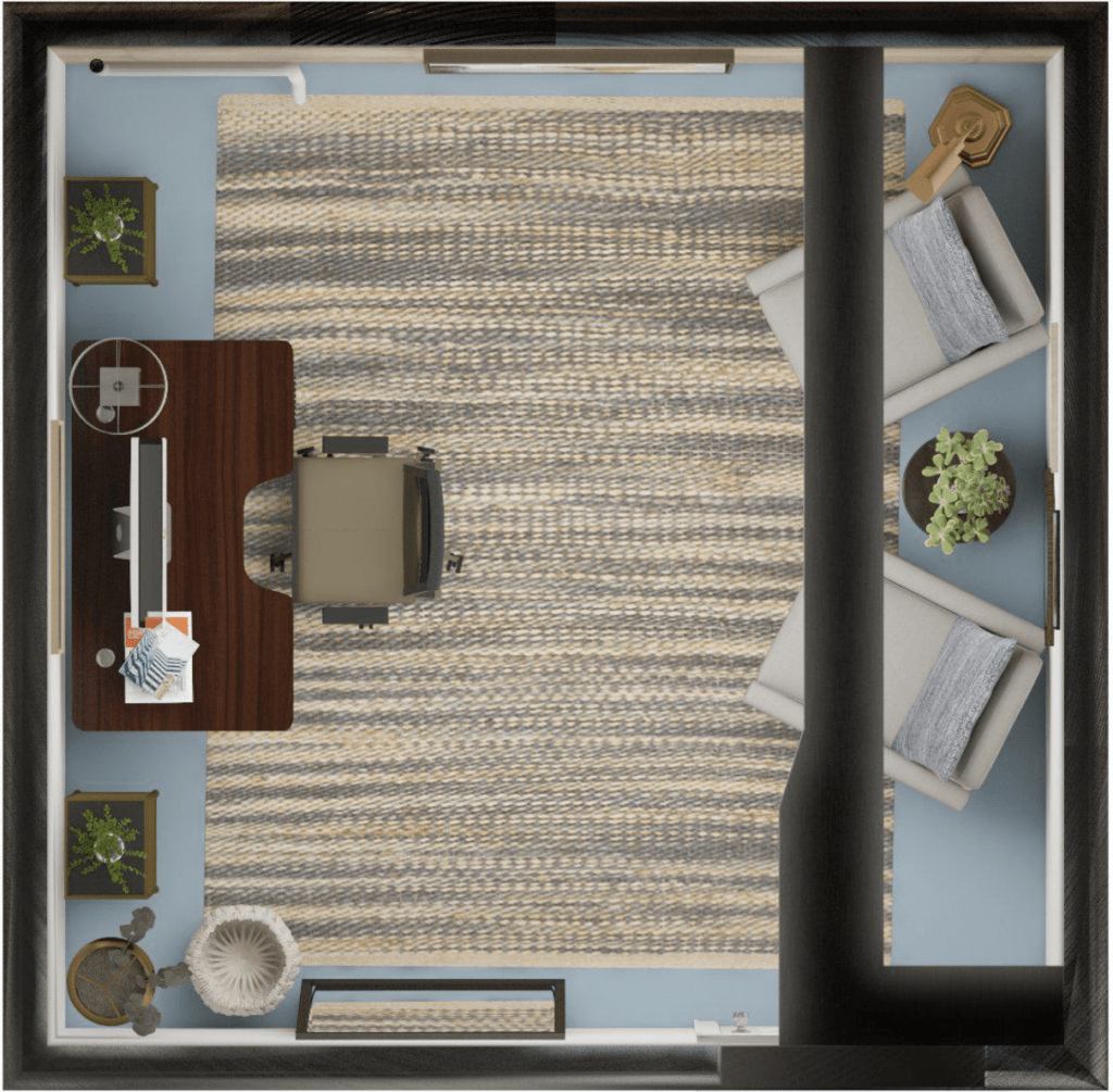 designed basement 1 floor plan