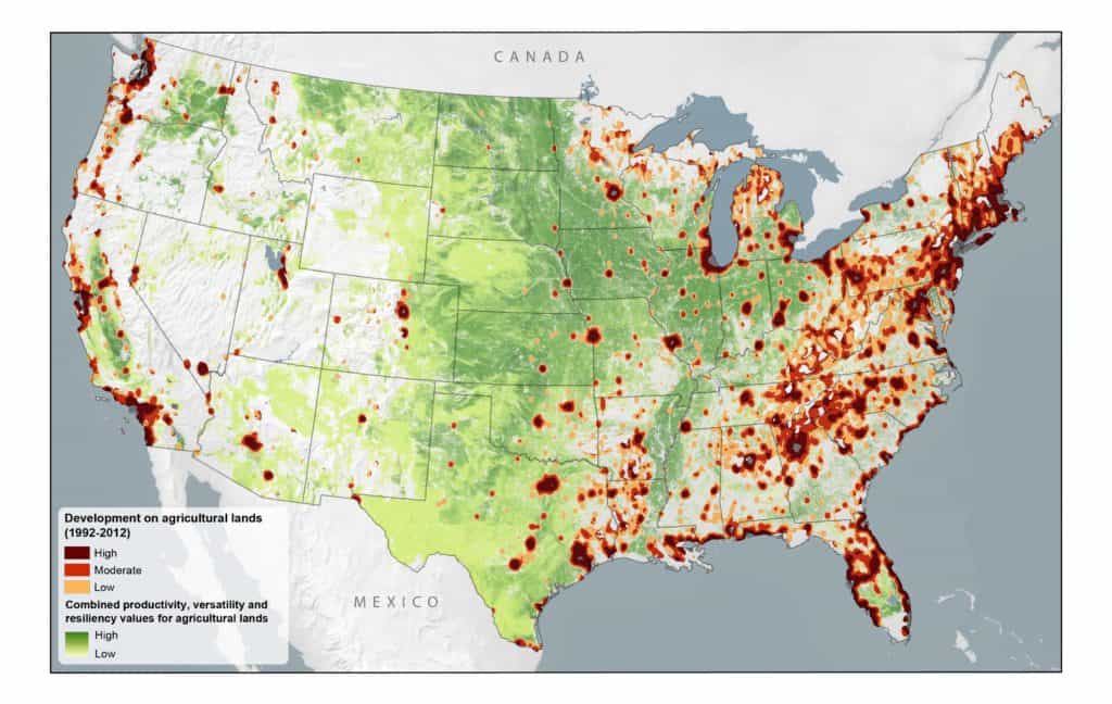 american farmland trust map