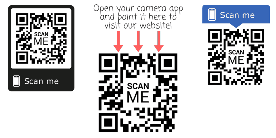 QR code instructions