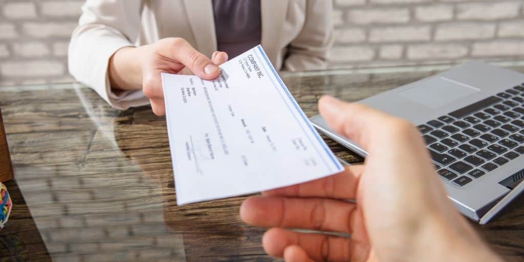 cashier's check earnest money deposit