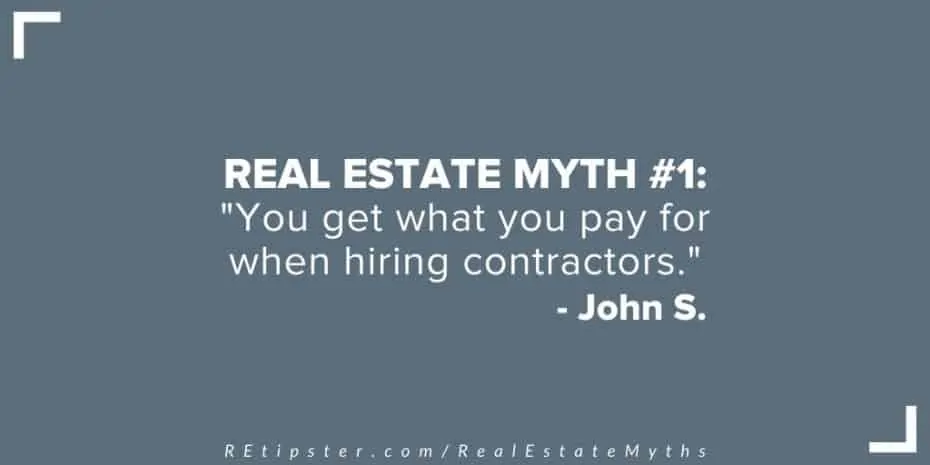 Real Estate Myth 1