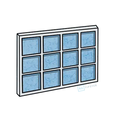 glass block window