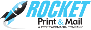 rocket print and mail logo