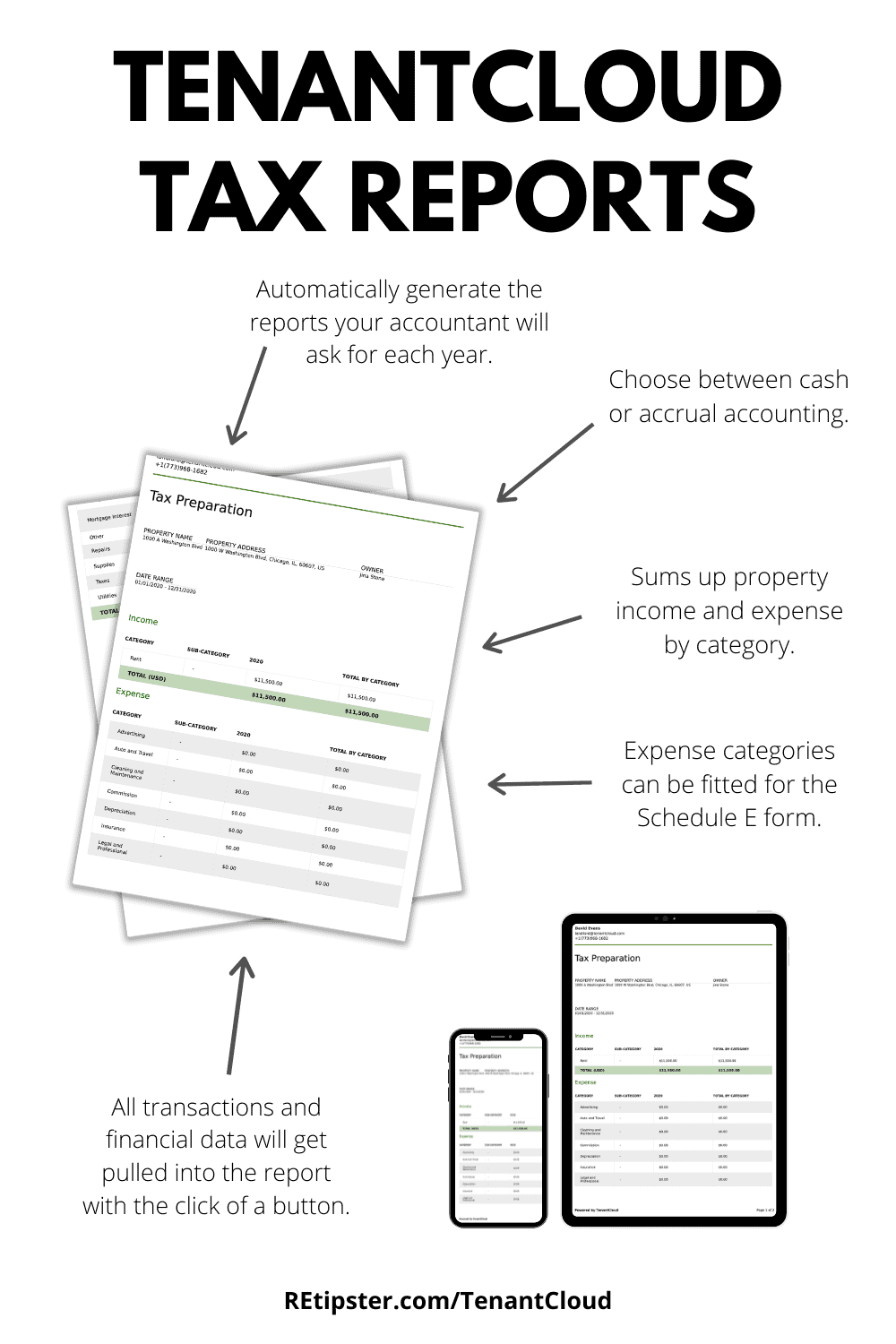 TenantCloud Tax Reports