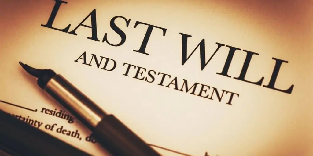 last will and testament