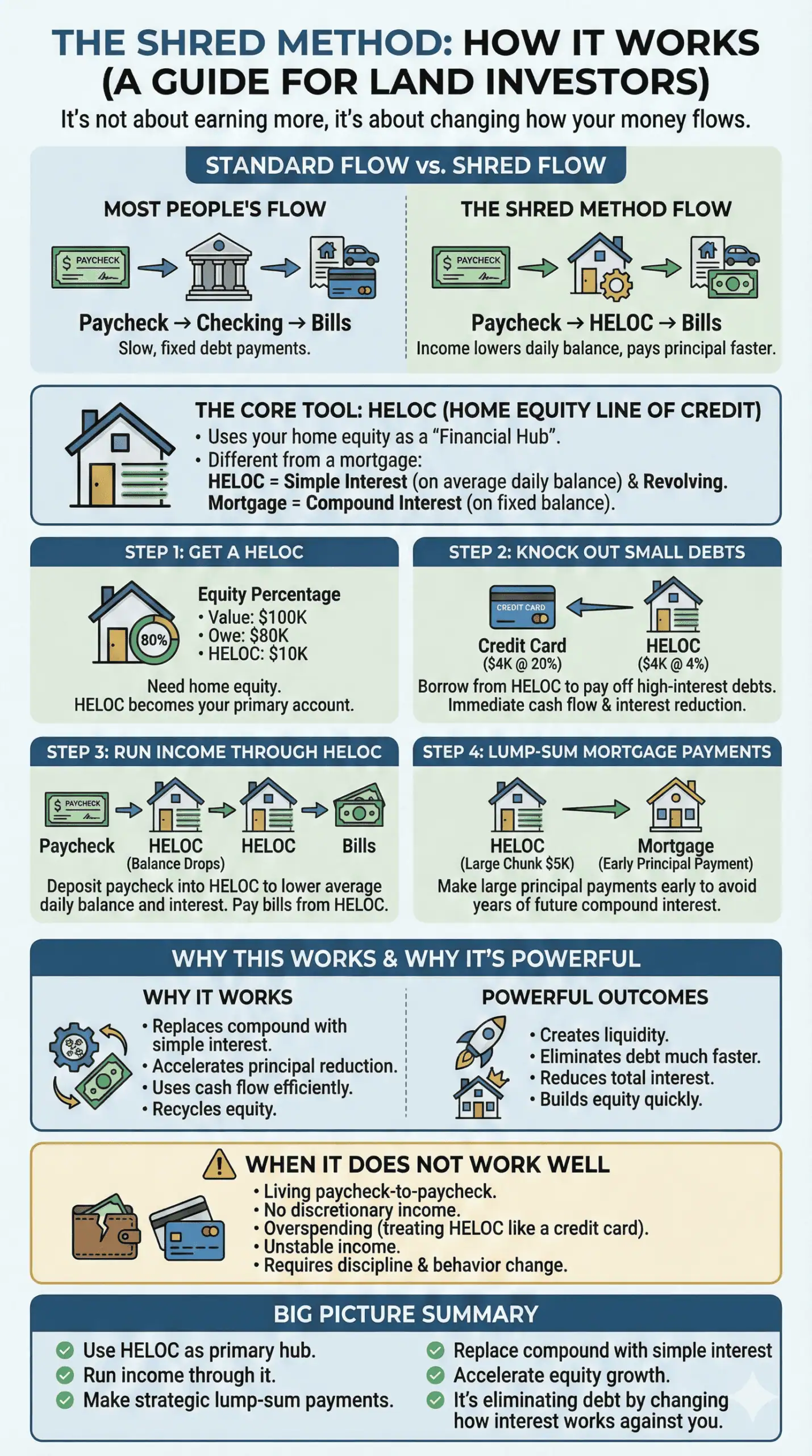 Shred Method Infographic