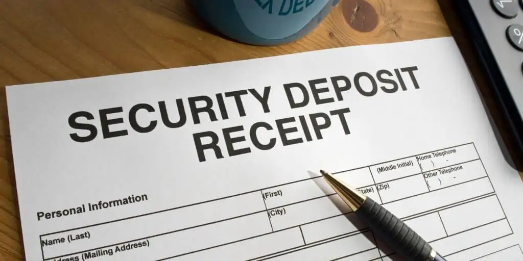 security deposit