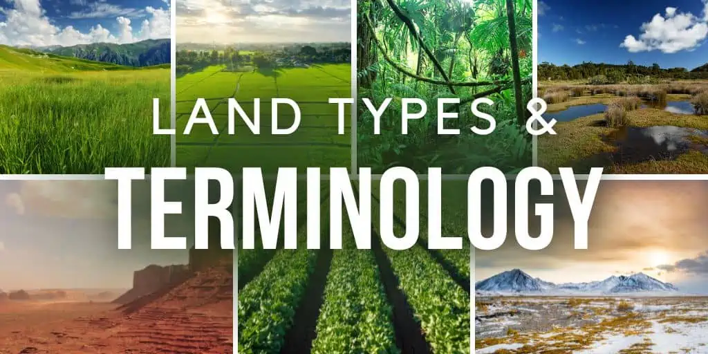 land types and terminology