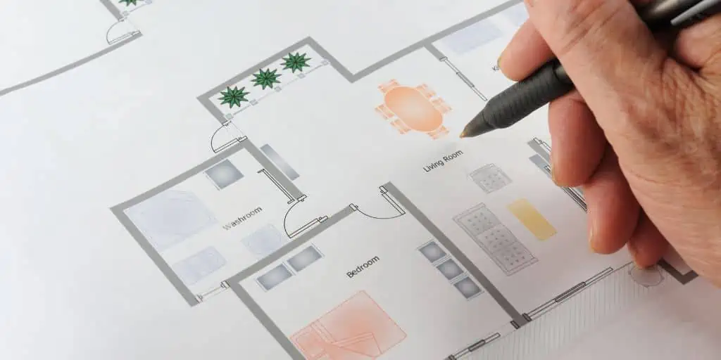 one-bedroom floor plan