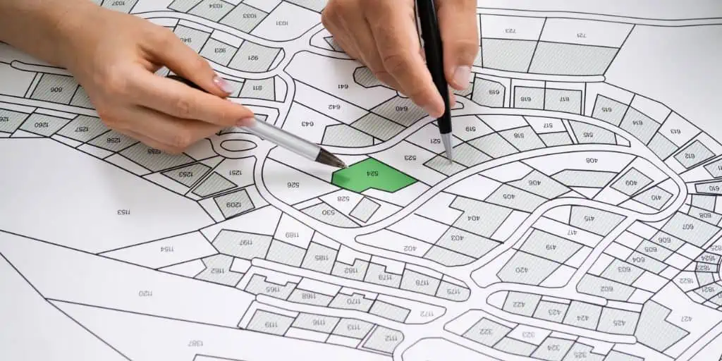 planning and zoning department plat map