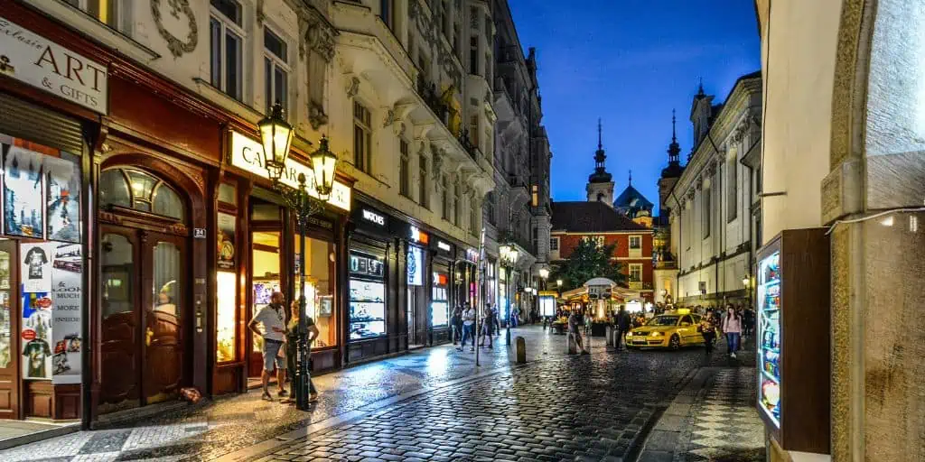 prague city street