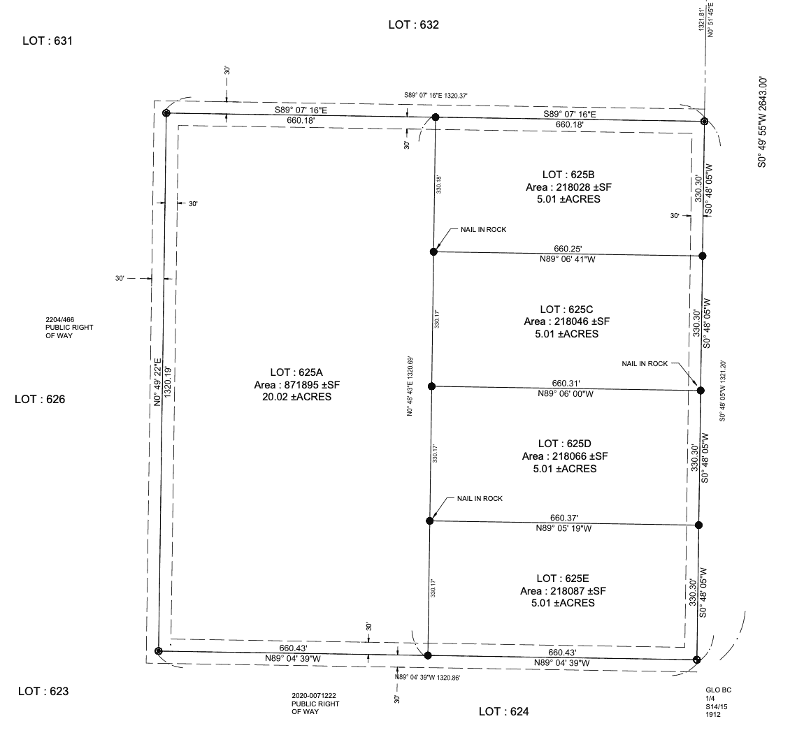 Survey Plat Map