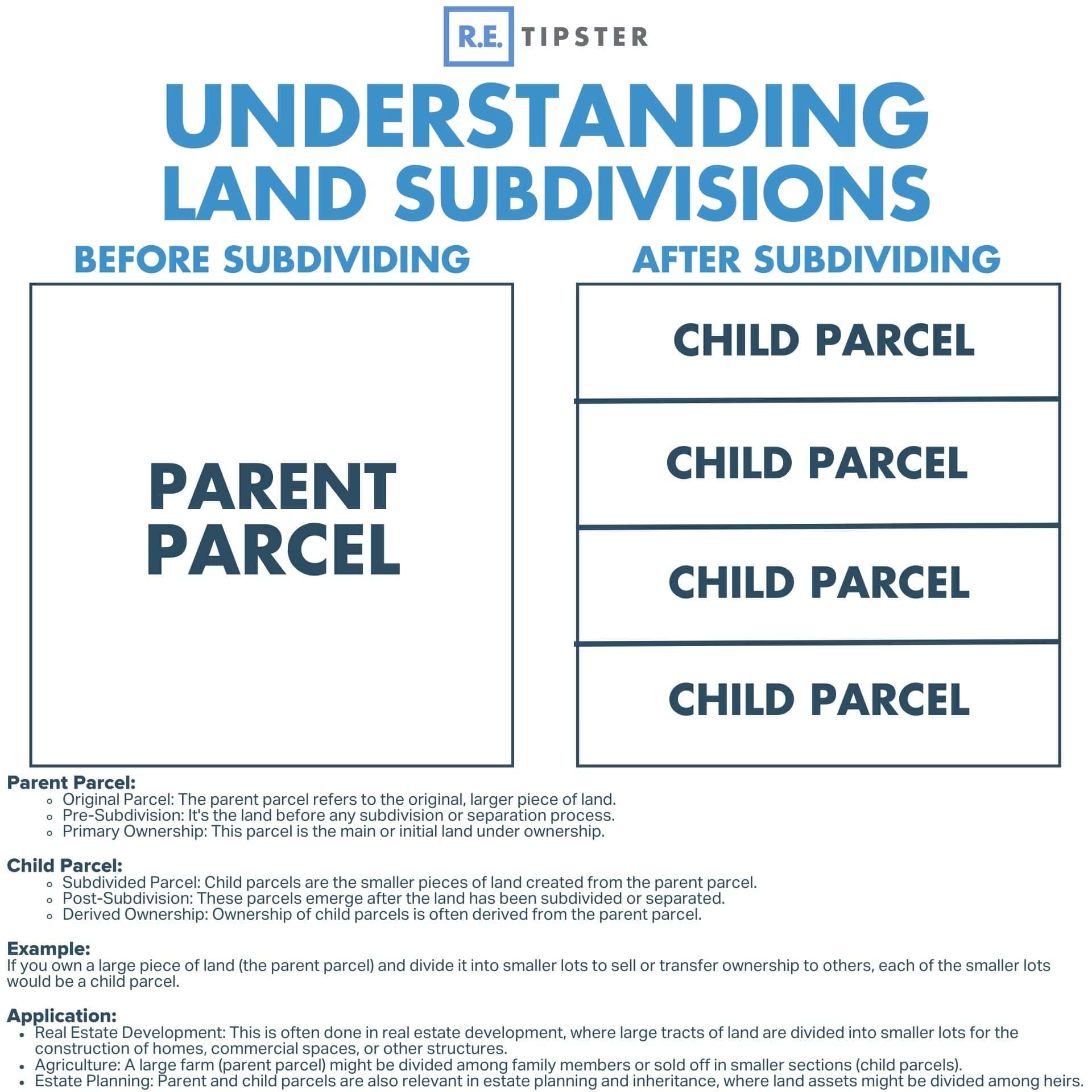 parent vs child parcels