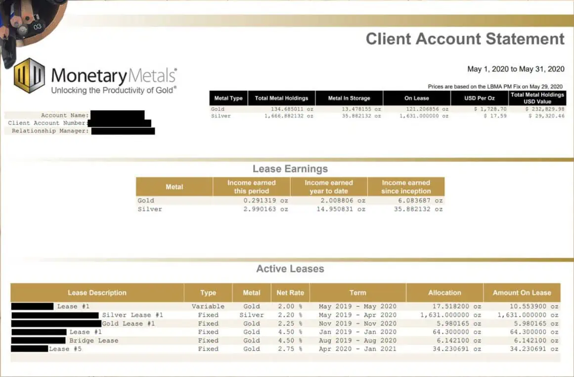 Monetary Metals statement