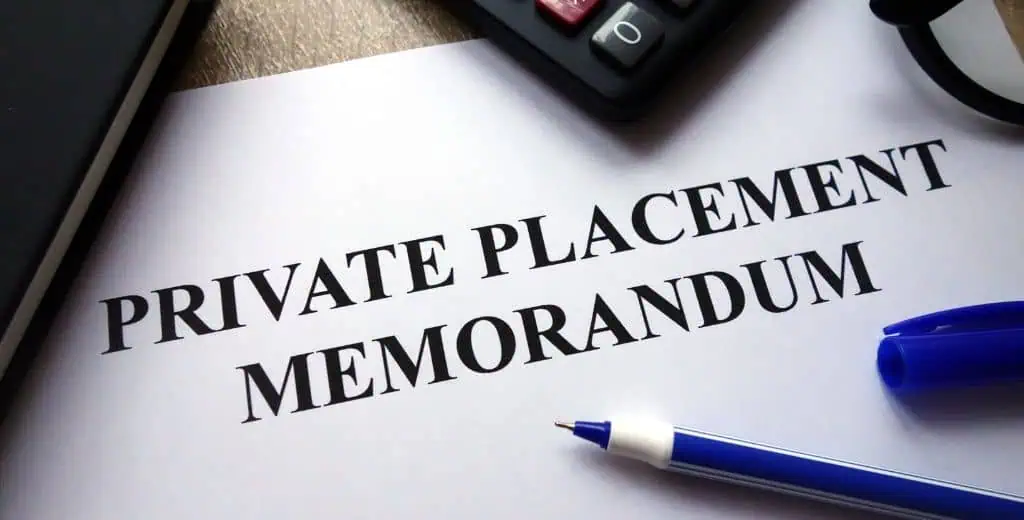 private placement memorandum