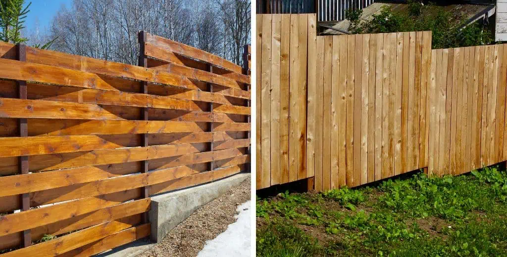 Stepped Fence