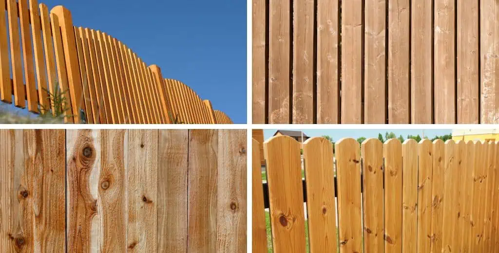 Wood Panel Fence