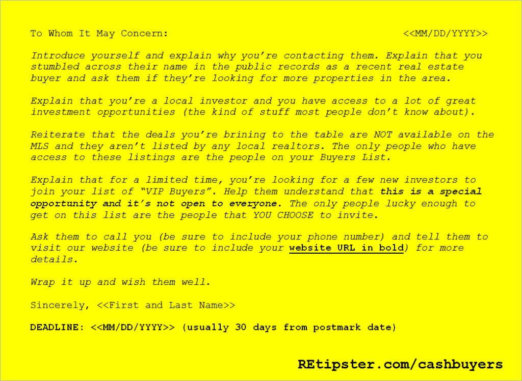 Postcard Template #1 - The Personal Note