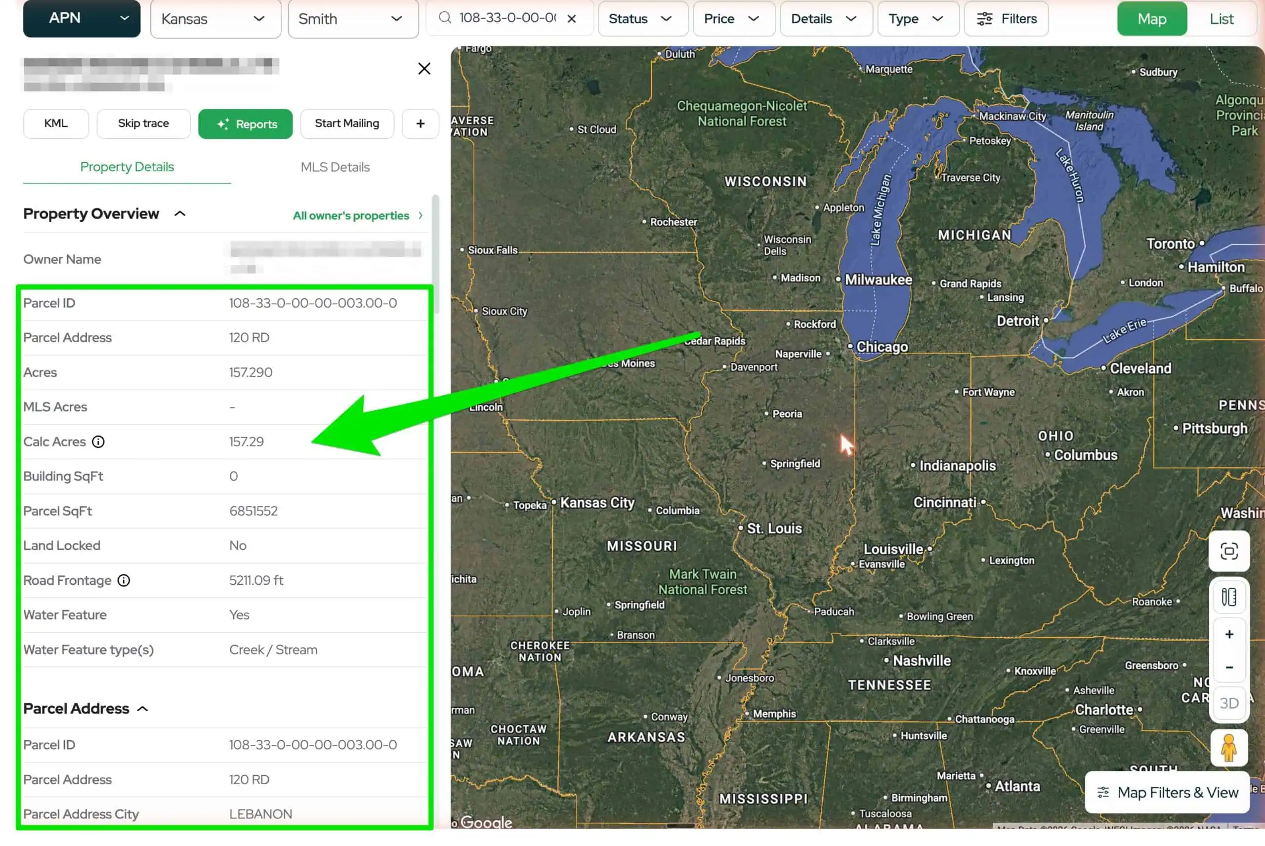 land portal data