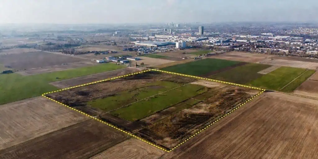 future semi truck parking lot